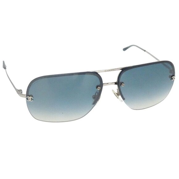 CHANEL Accessories - Chanel Sunglasses Eyewear Blue Small Good L2967423 57□12 145467